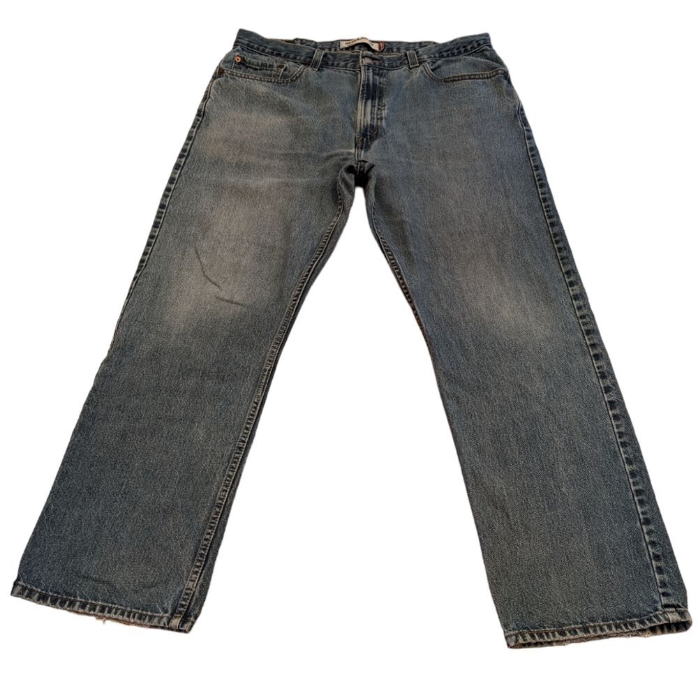 Levi's 505 Jeans Regular Fit Men 38X32 (36X30) Straight Leg Distressed